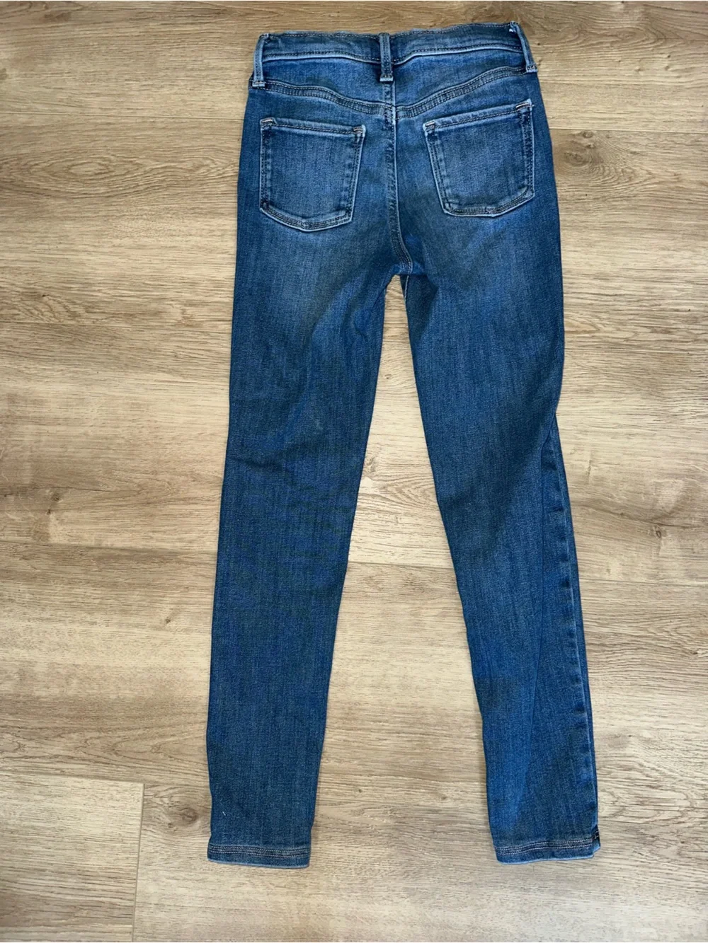 Old Navy Girls Distressed Blue Skinny Jeans